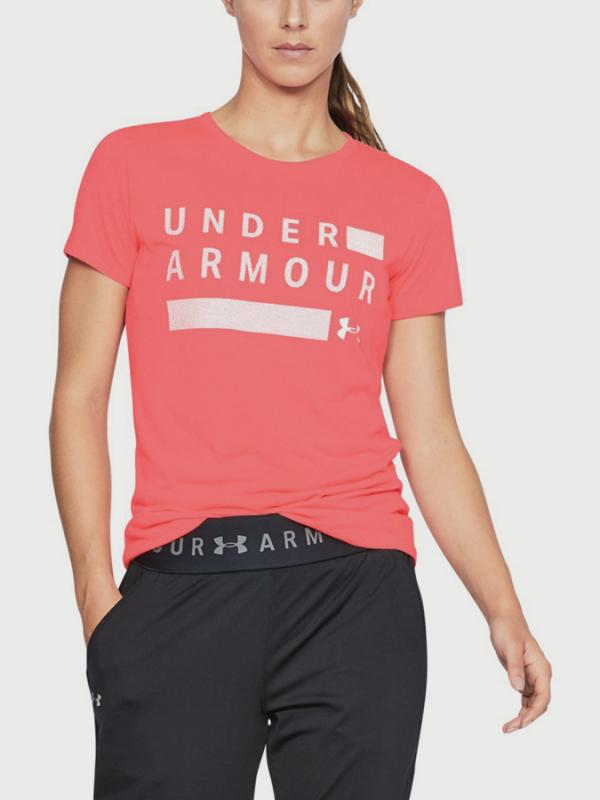 Tričko Under Armour Tborne Train Grph Twist SSc Růžová