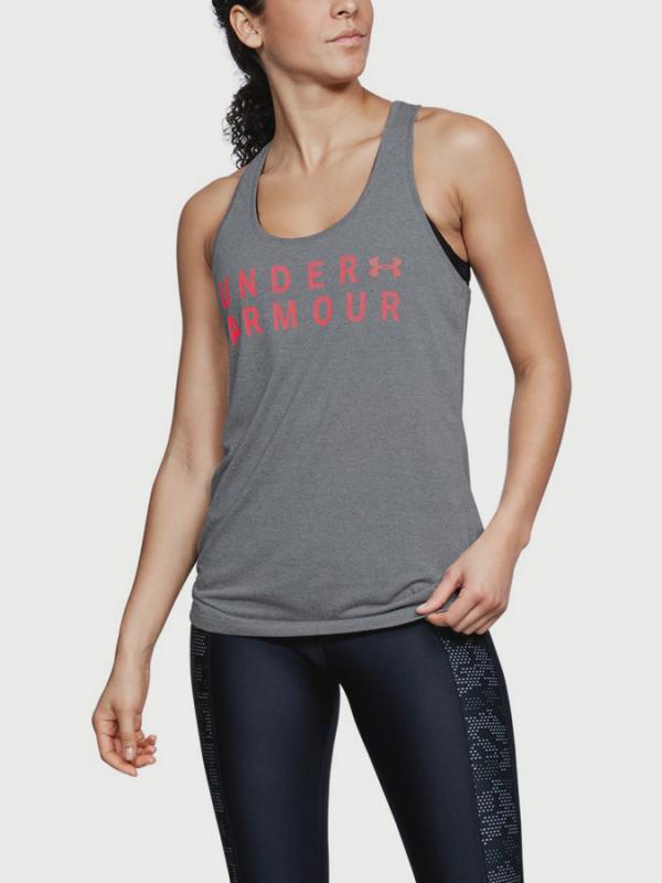 Tílko Under Armour Tborne Train Grph Twist Tank Šedá