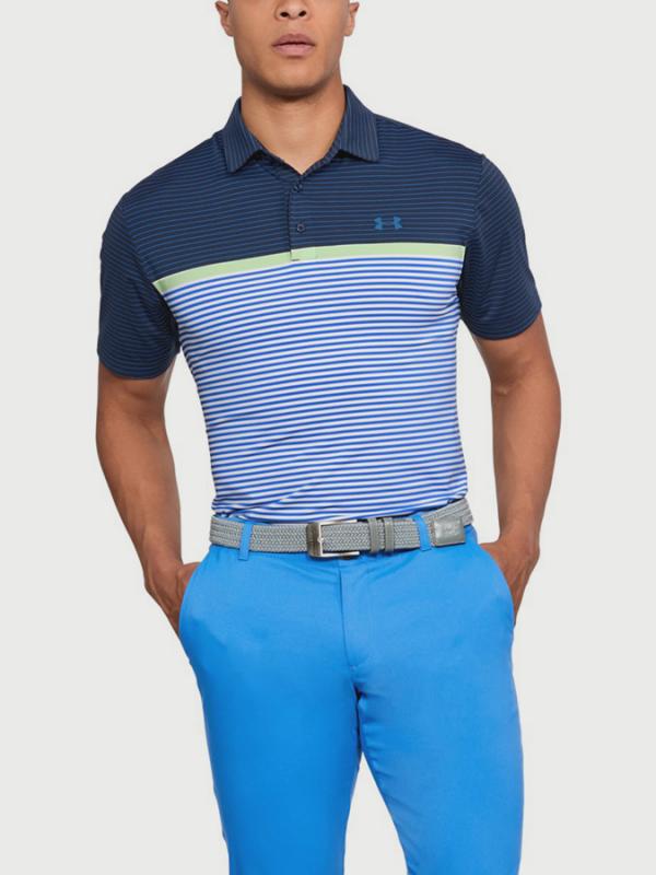 Tričko Under Armour Playoff Polo Modrá