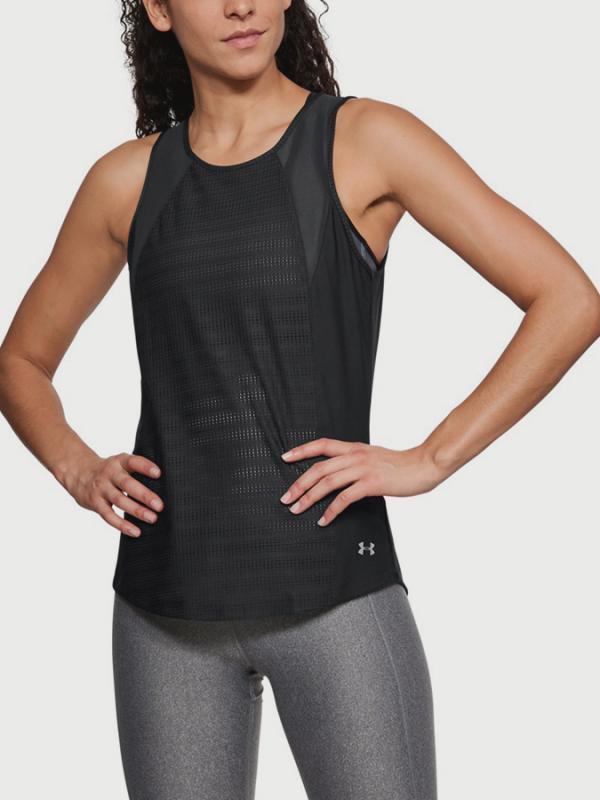 Tílko Under Armour Balance Mesh Tank Q1 Černá