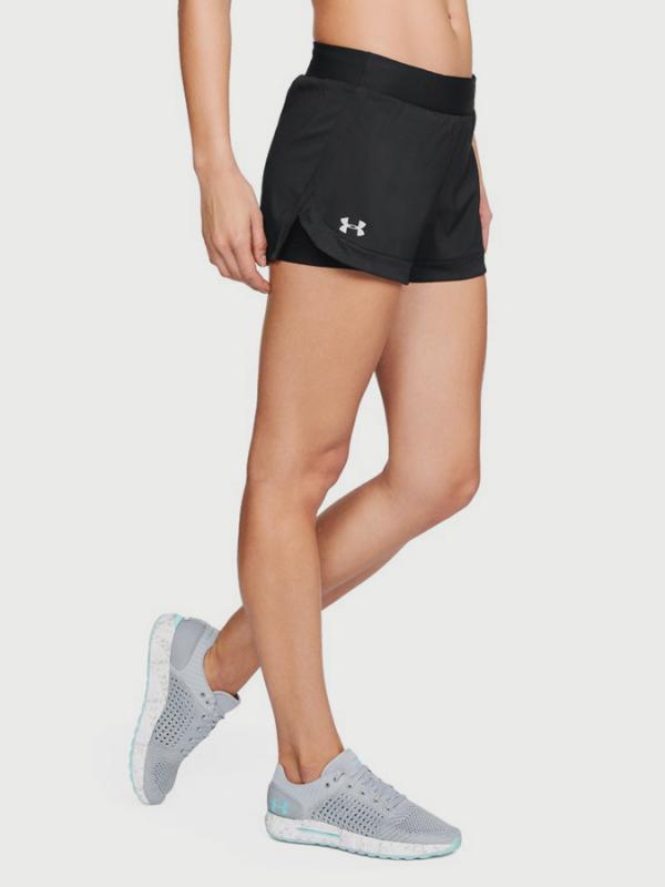 Kraťasy Under Armour Speedpocket 2-In-1 Short Černá