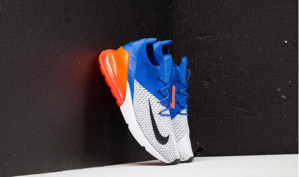 Nike Air Max 270 Flyknit White/ Black-Racer Blue