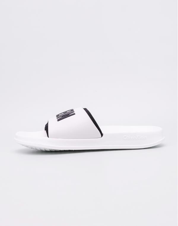 Pantofle Calvin Klein Slide White