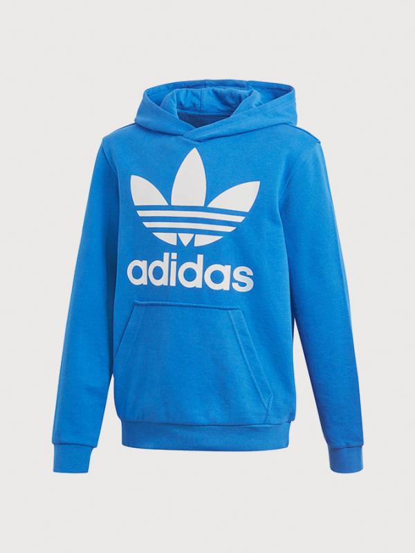 Mikina adidas Originals J Trf Hoodie Modrá