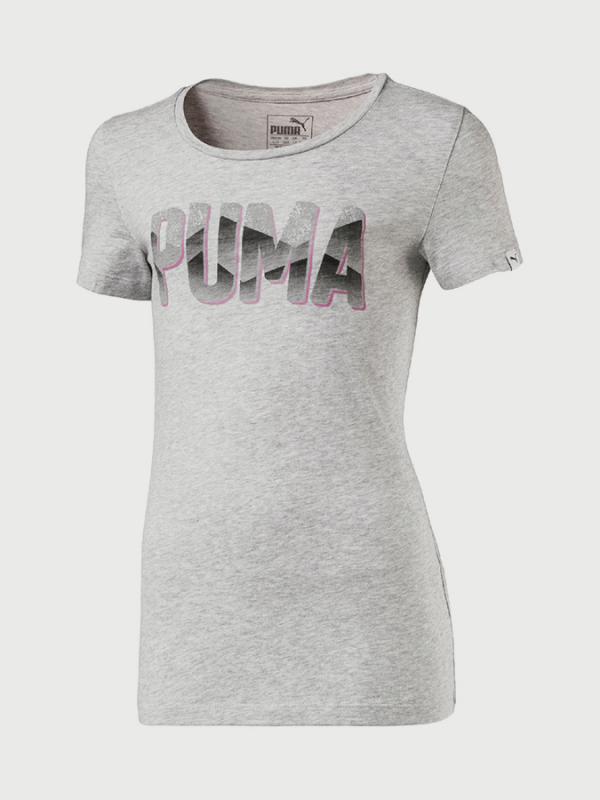 Tričko Puma Style Graphic Tee Šedá