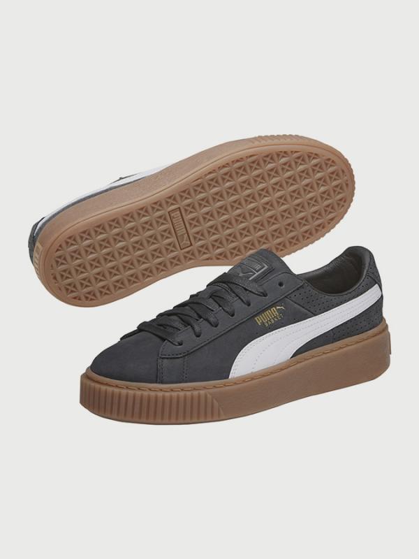 Boty Puma Basket Platform Perf GUM Černá