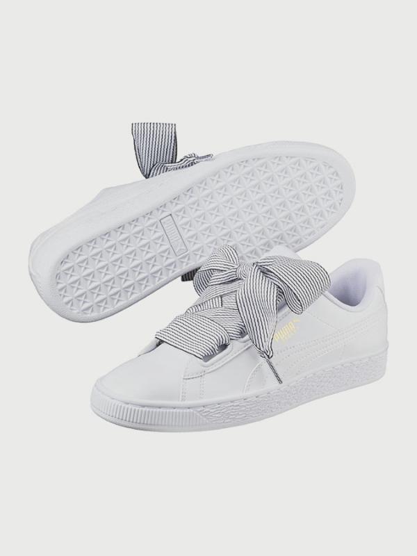 Boty Puma Basket Heart Wn s Bílá