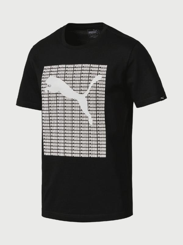 Tričko Puma Repeat Tee Černá