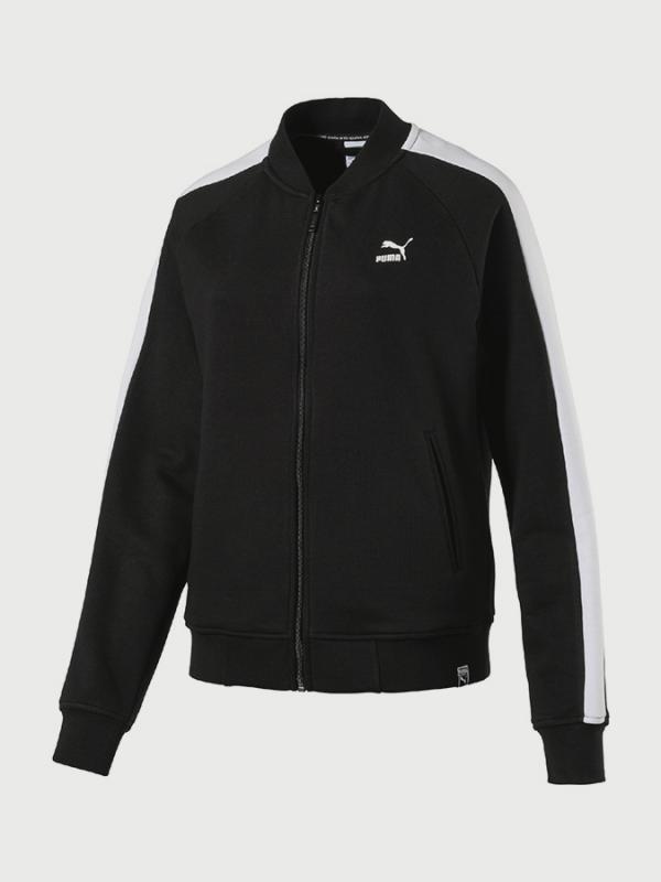 Mikina Puma Classics Logo T7 Track Jaket Černá