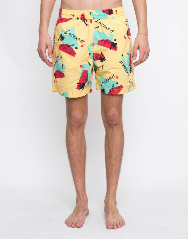 Carhartt WIP Drift Swim Anderson Print, Citrine XL