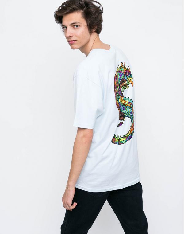 Stussy Neon Dragon light blue XL