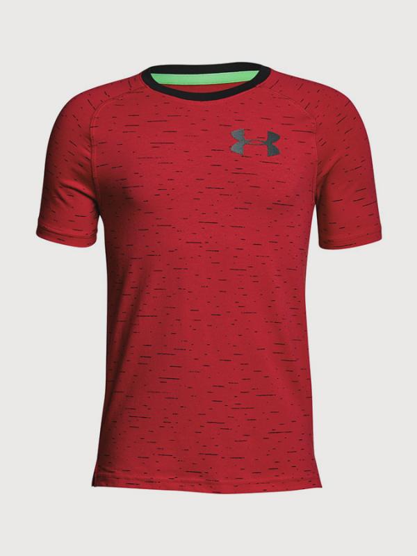 Tričko Under Armour Cotton Knit SS Červená