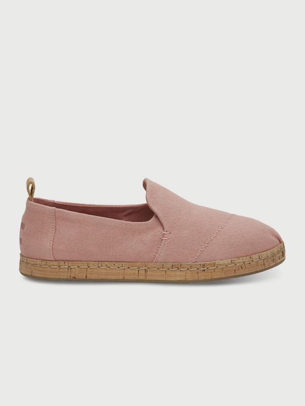 Boty Toms Bloom Hemp Wm Dalc Slipon Růžová