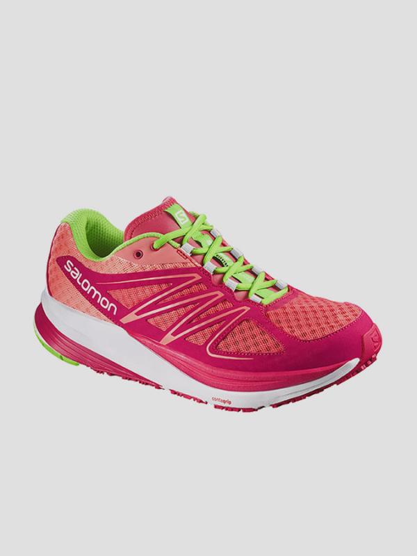 Boty Salomon SENSE PULSE W PAPAYA/LOTUS PINK/GR Růžová