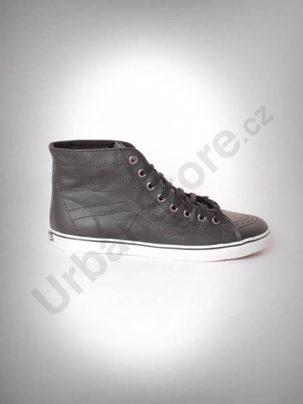 Boty Vans U SK8-HI D-LO (Leather)bl Černá