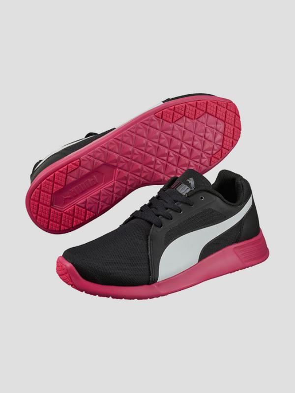 Boty Puma ST Trainer Evo black-white-rose red Černá
