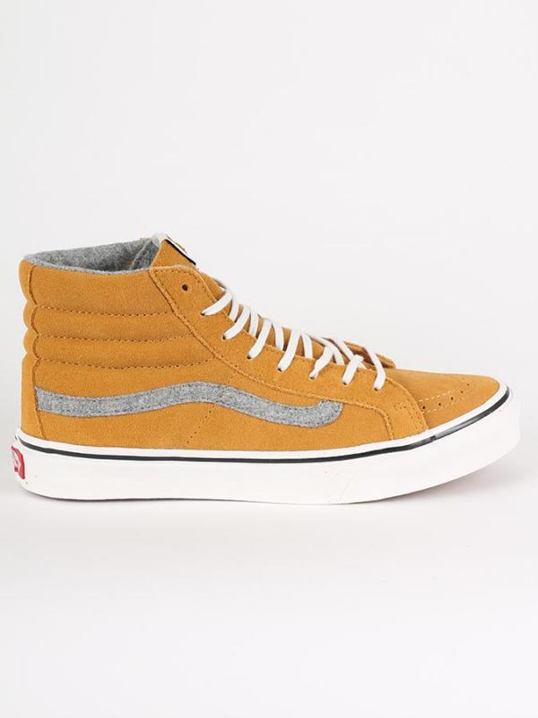 Boty Vans U Sk8-Hi Slim (Vintage Suede) Žlutá