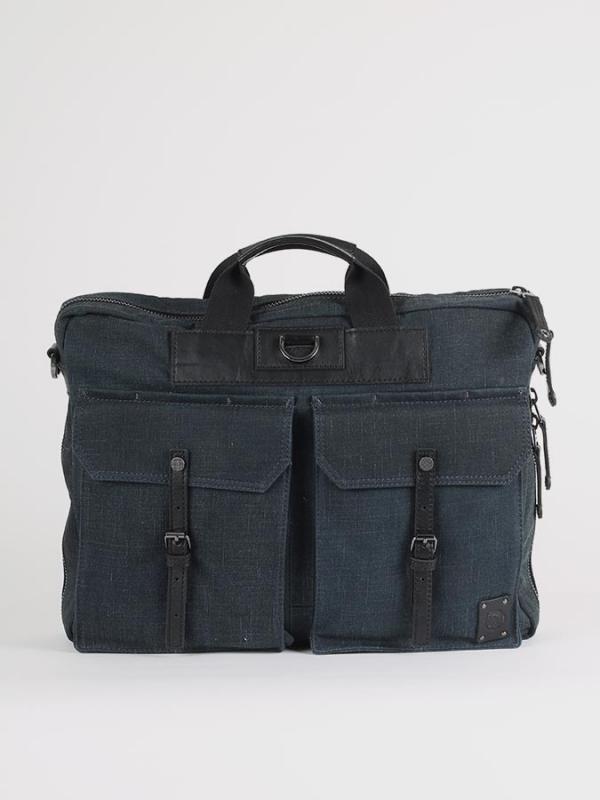 Taška Diesel DE-FIELD CASE - briefcase Modrá