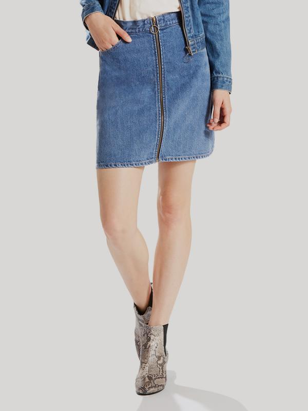 Sukně LEVI'S ORANGE TAB SKIRT Modrá