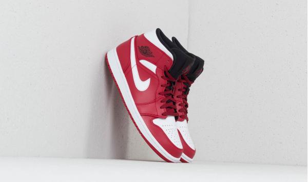 Air Jordan 1 Mid Gym Red/ White-Black
