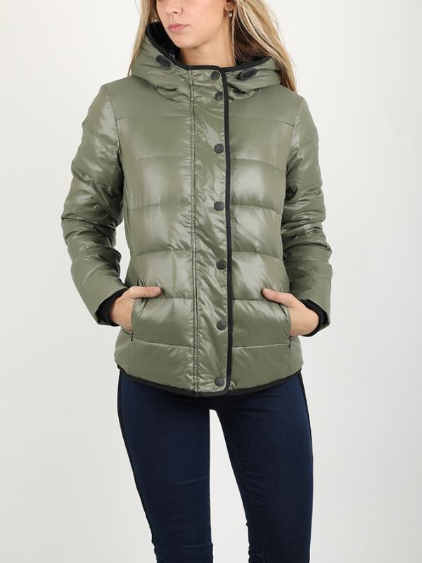 Bunda Replay W7995 Quilted jackets Zelená