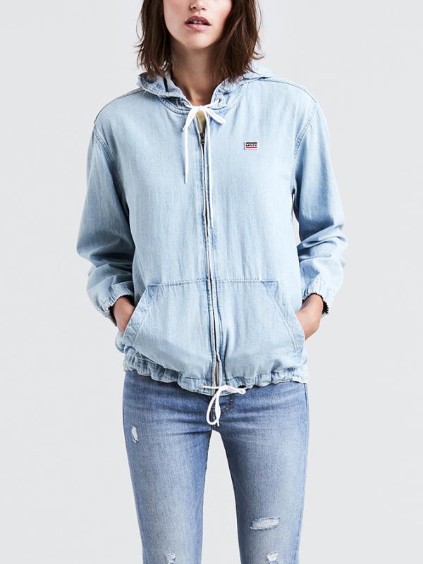 Mikina LEVI'S Lt Wt Hoody Gym Class Hero Modrá
