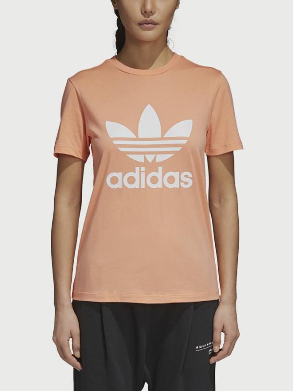 Tričko adidas Originals Trefoil Tee Oranžová