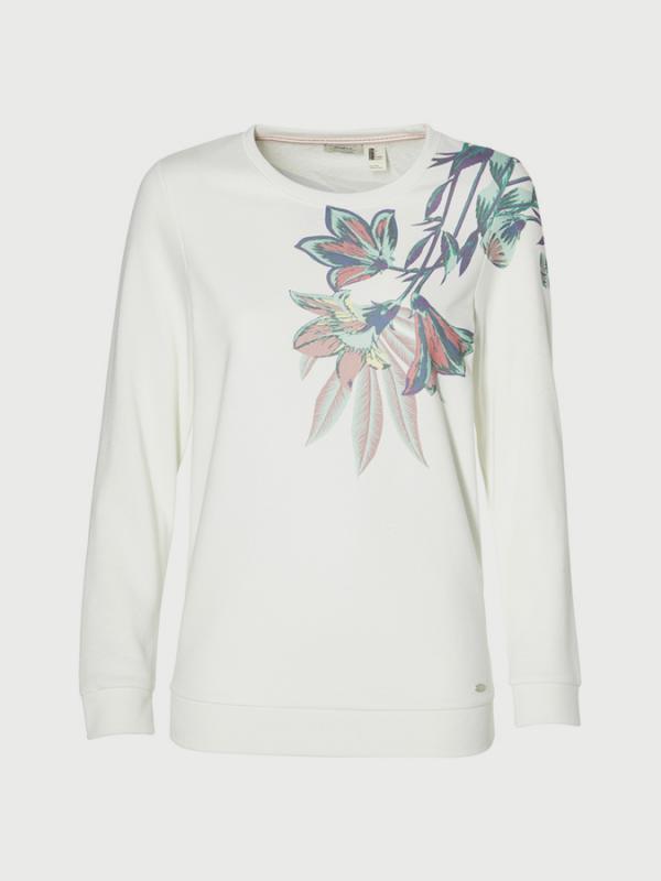 Mikina O´Neill Lw Summer Print Crew Bílá