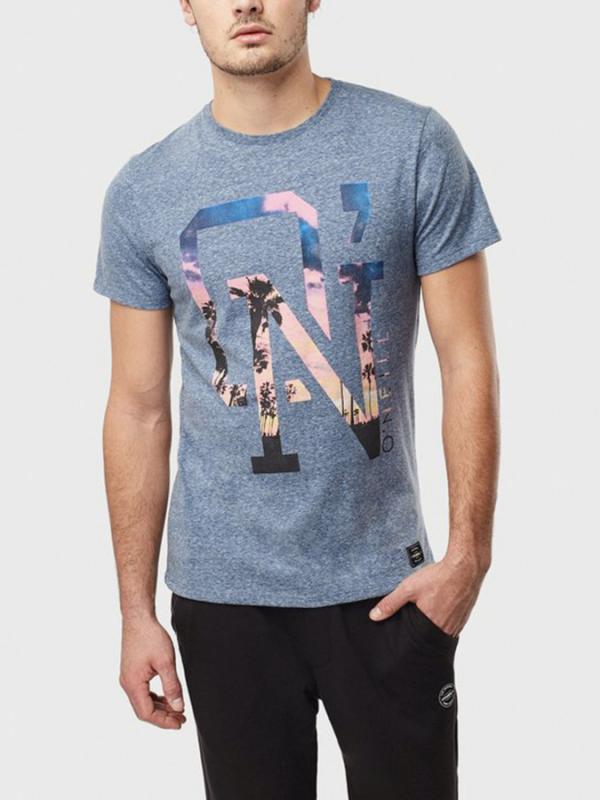 Tričko O´Neill Lm O\'N Photo T-Shirt Modrá
