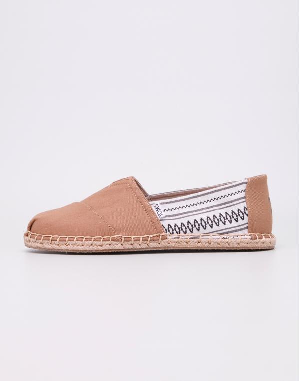 Toms Blanket Stitch Alpargata Toffee / Ethnic Tribal 43