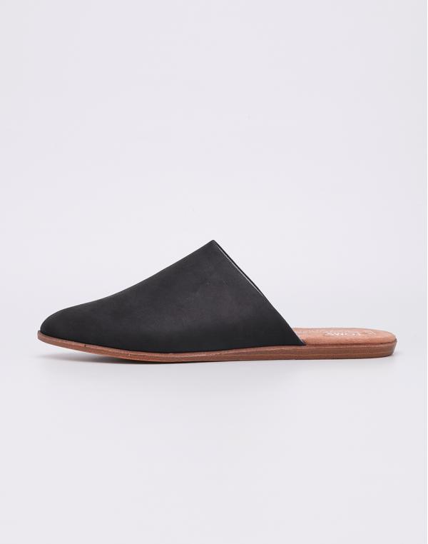 Toms Jutti Mule Black Leather 36