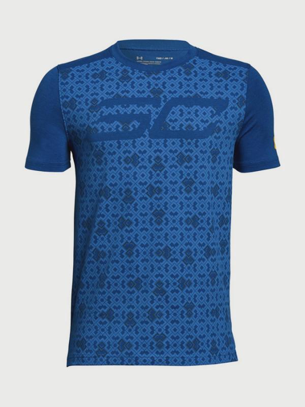 Tričko Under Armour Sc30 SS Tee Modrá