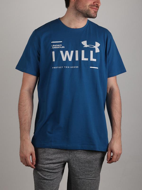 Tričko Under Armour I Will SS Modrá