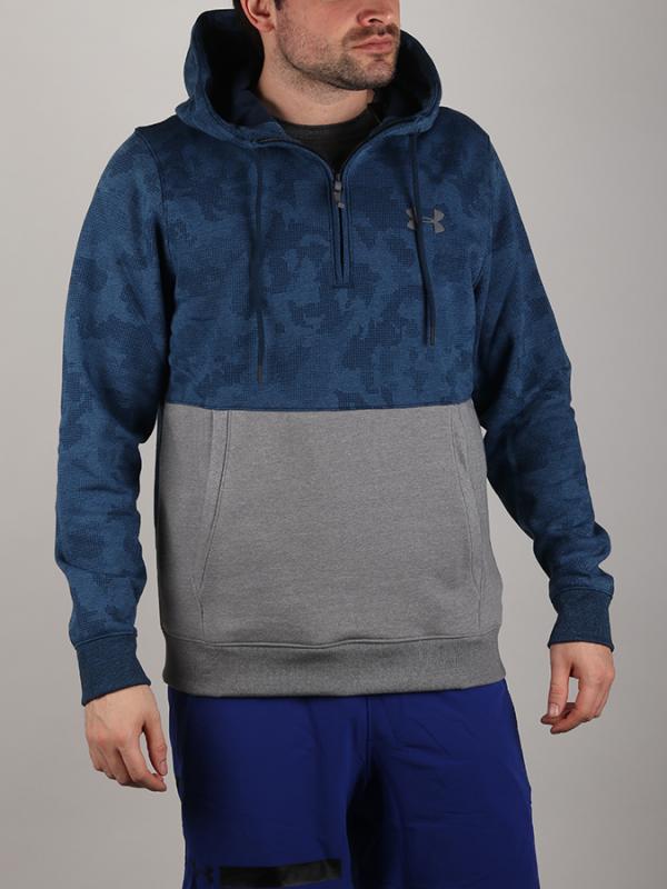 Mikina Under Armour Threadborne 1/2 Zip Hoodie Barevná