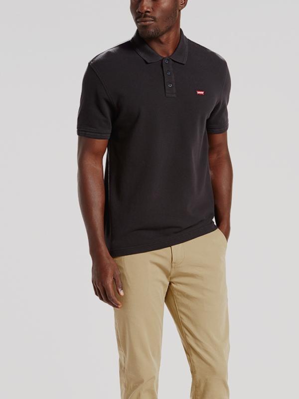 Tričko LEVI'S Housemark Polo Jet Black Barevná