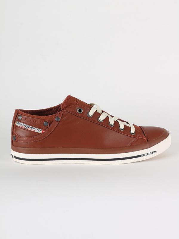 Boty Diesel EXPOSURE LOW I - sneakers Hnědá