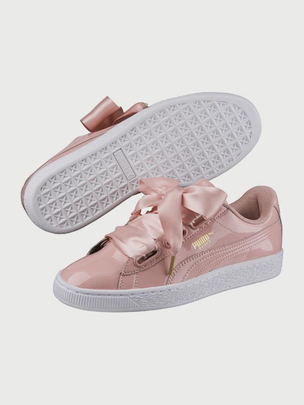 Boty Puma Basket Heart Patent Wn s Růžová