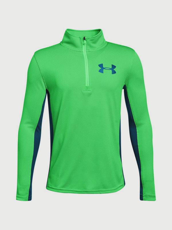 Mikina Under Armour Textured Tech 1/4 Zip Zelená