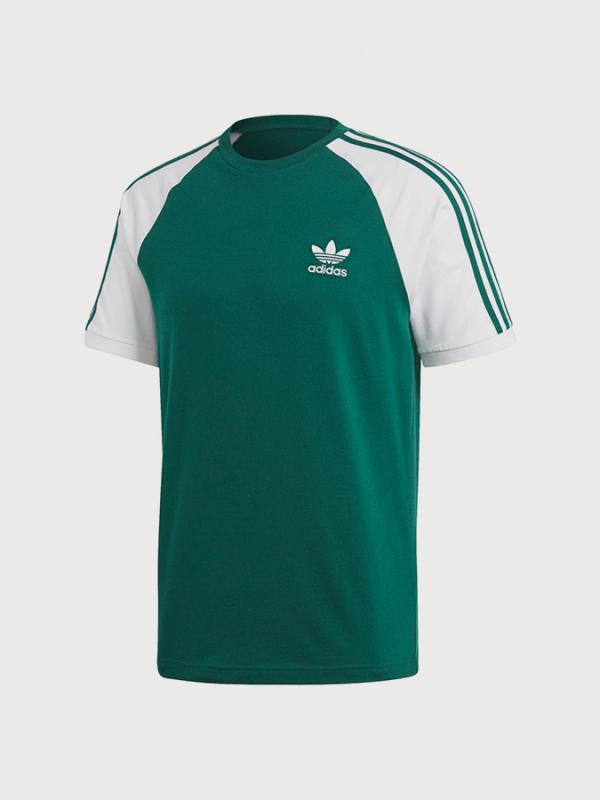 Tričko adidas Originals 3-Stripes Tee Zelená