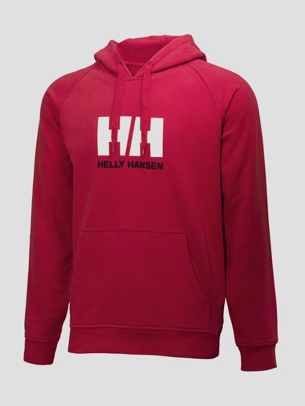 Mikina Helly Hansen LOGO SUMMER HOODIE Červená
