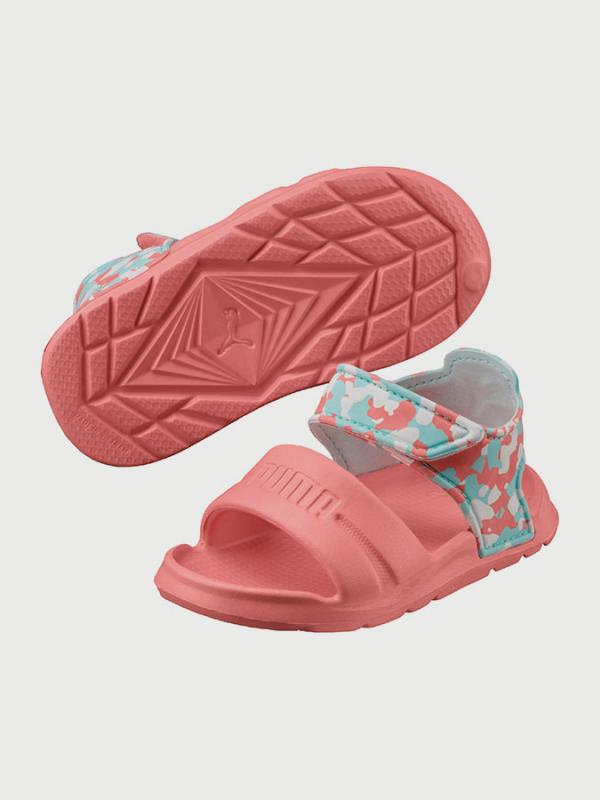 Sandály Puma Wild Sandal Injex Camo Inf Růžová