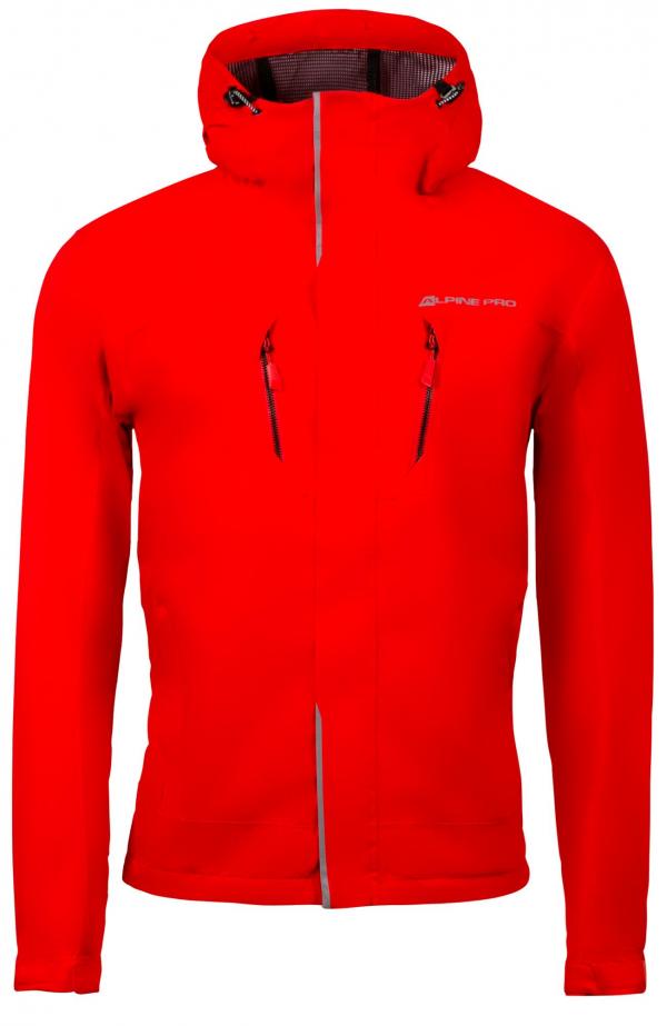 ALPINE PRO JUSTIC 2 ORANŽOVÁ / ČERVENÁ Pánská Bunda L