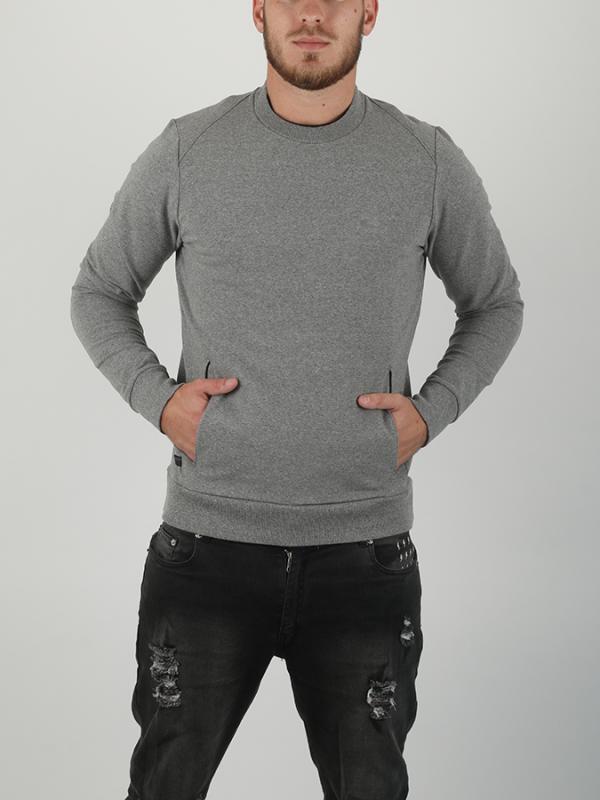 Mikina Oakley Link Crew Fleece Athletic Heather Grey Šedá