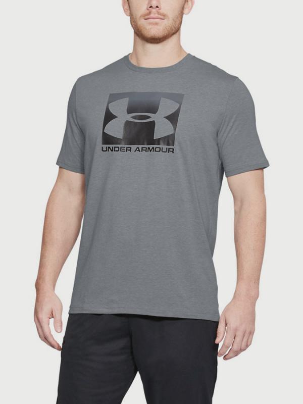 Tričko Under Armour Boxed Sportstyle SS Šedá