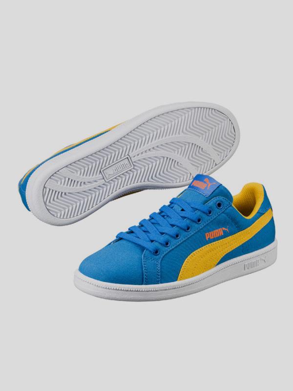 Boty Puma Smash FUN CV Jr French Modrá