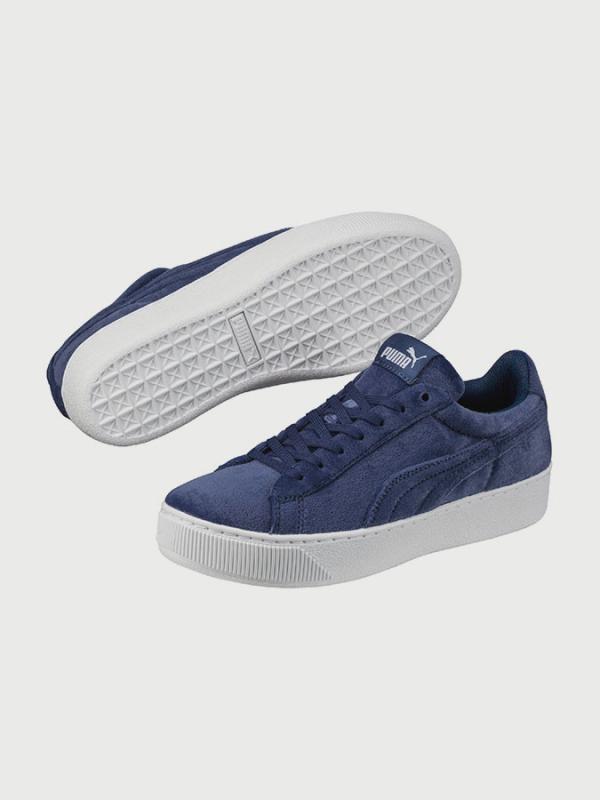 Boty Puma Vikky Platform VR BL Modrá