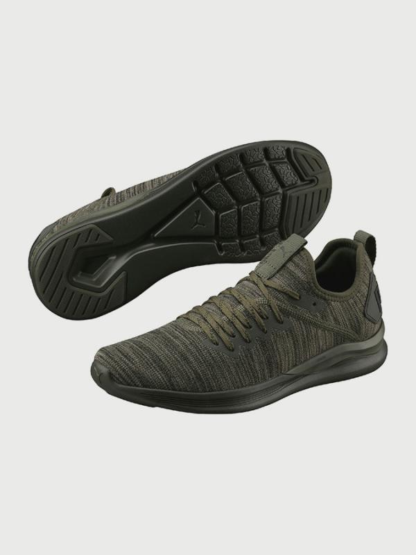Boty Puma IGNITE Flash evoKNIT Šedá