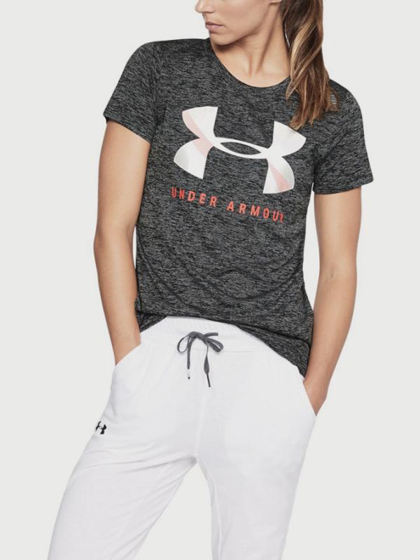 Tričko Under Armour Tech Graphic Twist SSc Černá