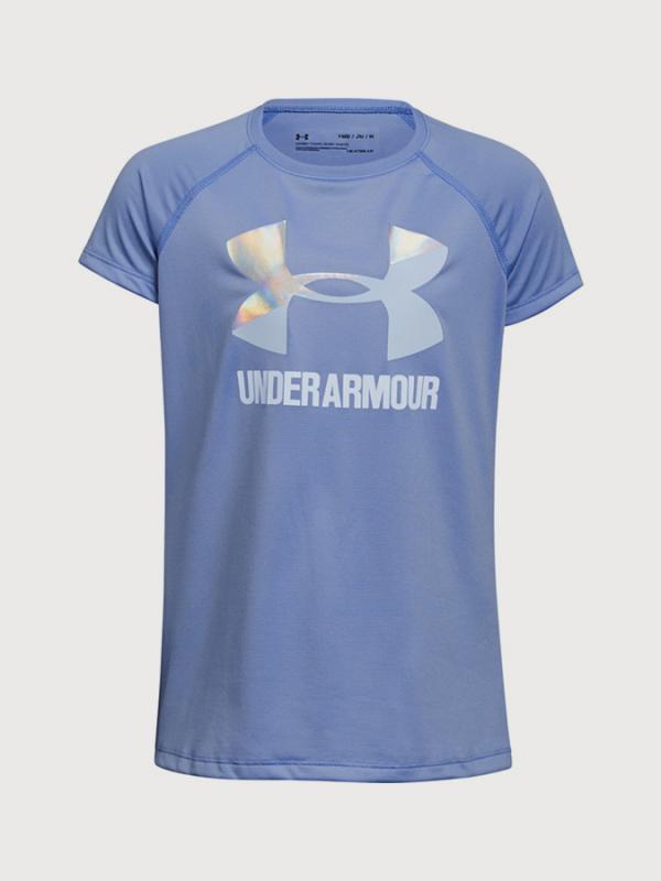 Tričko Under Armour Solid Big Logo SS T Modrá