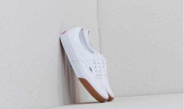 Vans Authentic (Gum Bumper) True White/ Gum